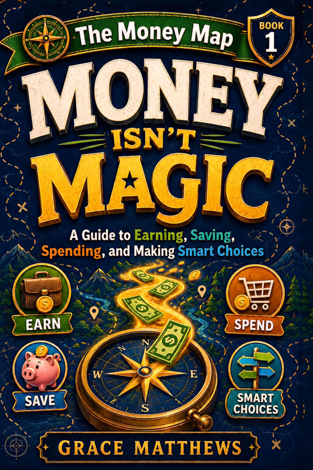 The Money Map: Money Isn’t Magic: A Guide to Earning, Saving, Spending, and Making Smart Choices: 1