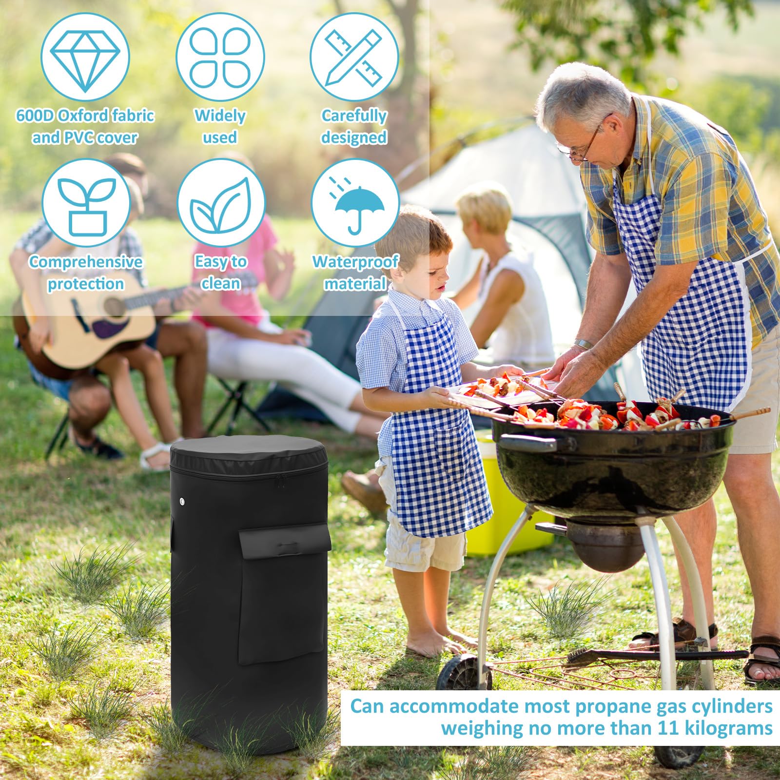 Weber hoes t.b.v. grote gasfles 11 kg kopen? | Bbq accessoires & benodigdheden