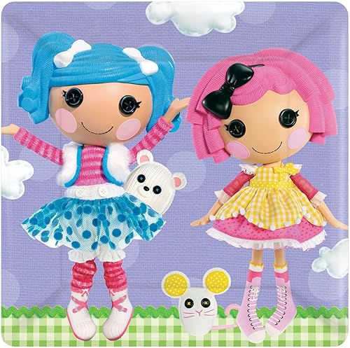 amscan Platos llanos  Colección Lalaloopsy  Cumpleaños disponible en Yaxa Peru