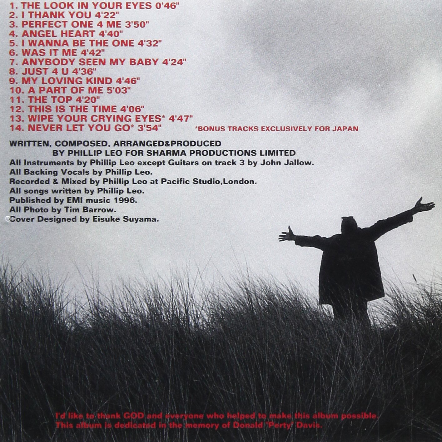 PHILLIP LEO - Just 4 U - CD