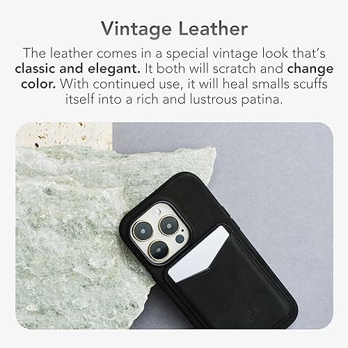 Miniatura 5 de DONBOLSO 14 Pro - Funda de piel auténtica para un agarre cómodo, protección completa con un diseño clásico y elegante, fácil acceso a todos los