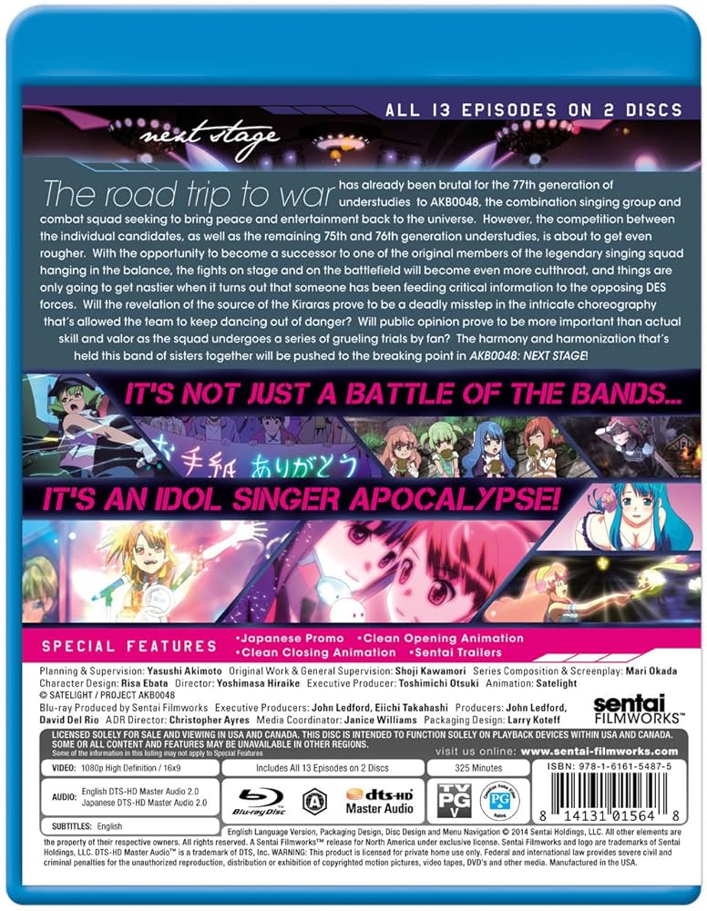 Amazon.co.jp: Akb0048 Next Stage: Season 2 [Blu-ray] [Import