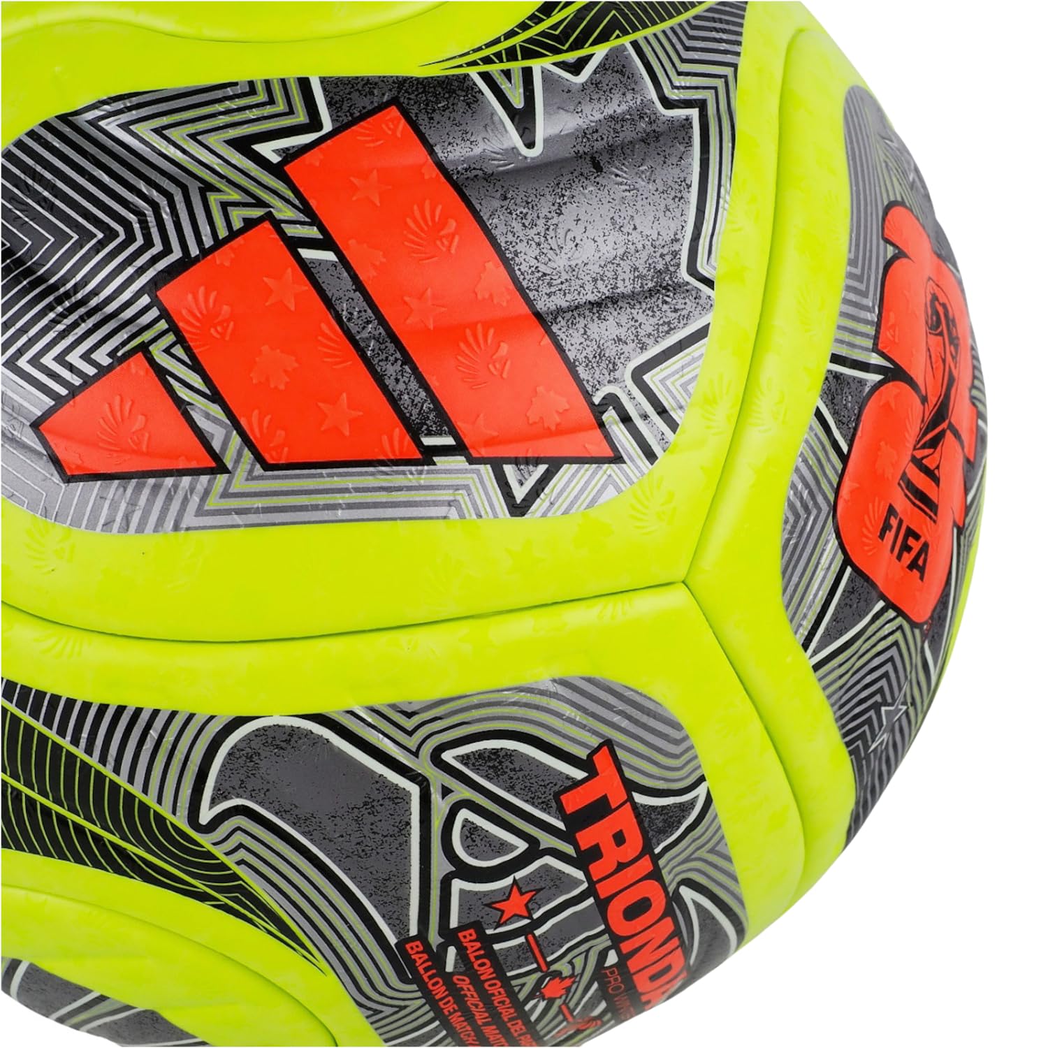 adidas FIFA World Cup 26 Trionda FIFA Quality Pro Winter Ball JD8023 - Balón de fútbol Unisex, Color Amarillo, Talla 5