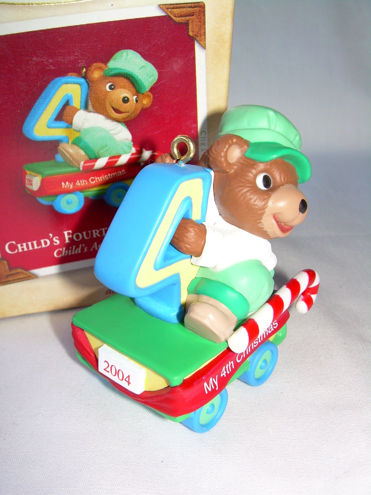 Hallmark Keepsake Ornament 2004 Child's Fourth Christmas Train