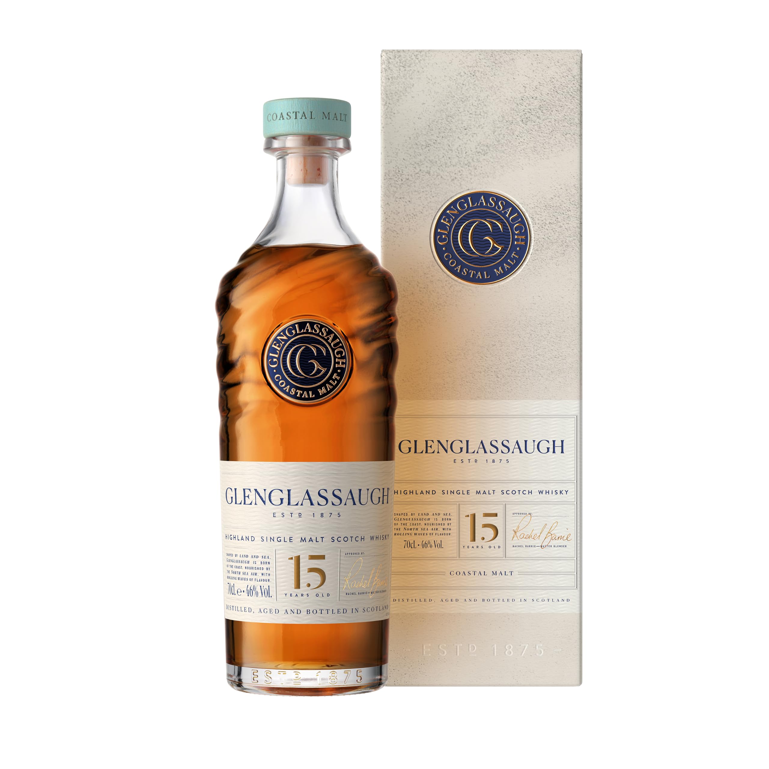Glenglassaugh 15 Jahre - Geschenkempfehlung mit Verpackung - 0.7L/ 46% Vol.