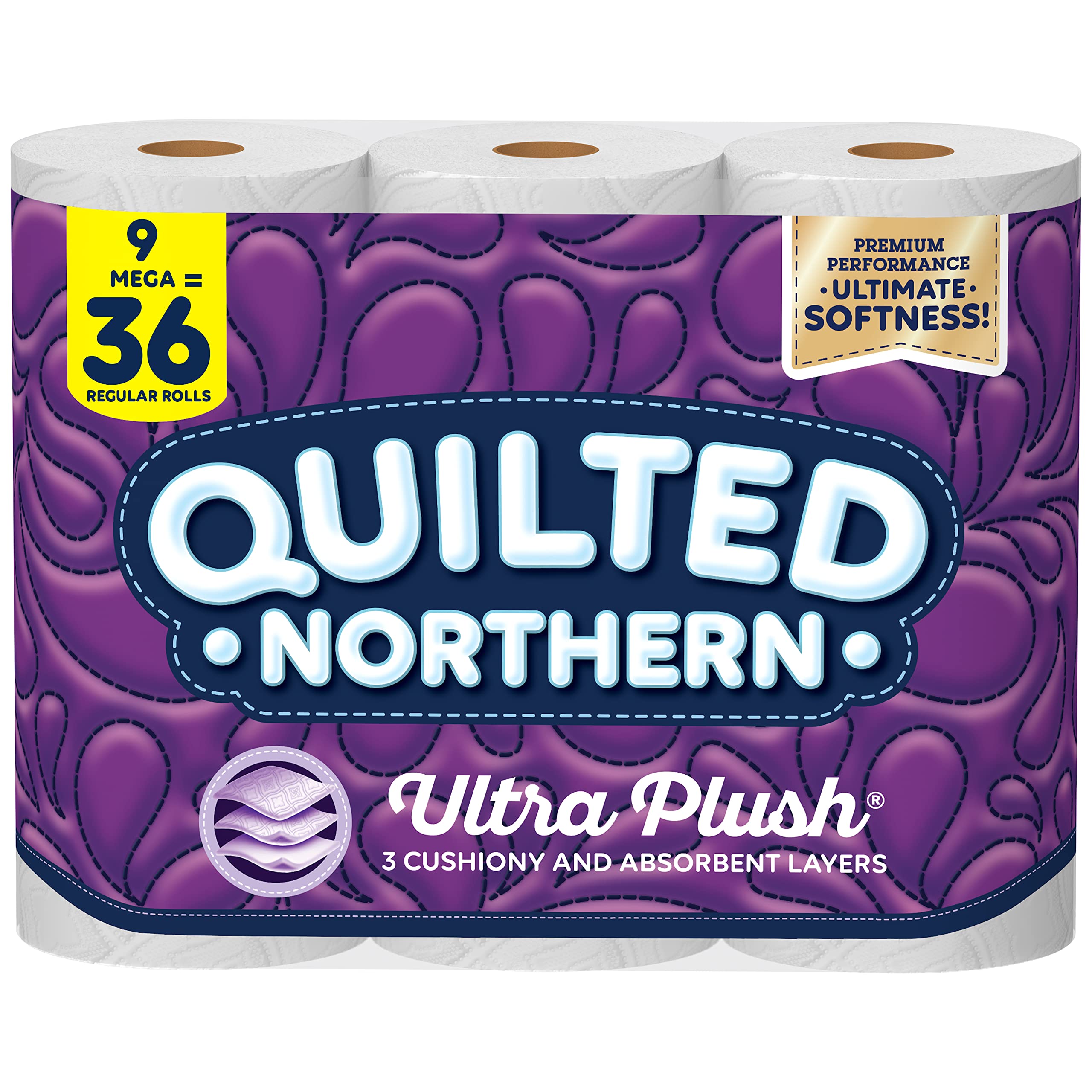 Amazon.com: Quilted Northern Ultra Plush® Toilet Paper, 9 Mega 
