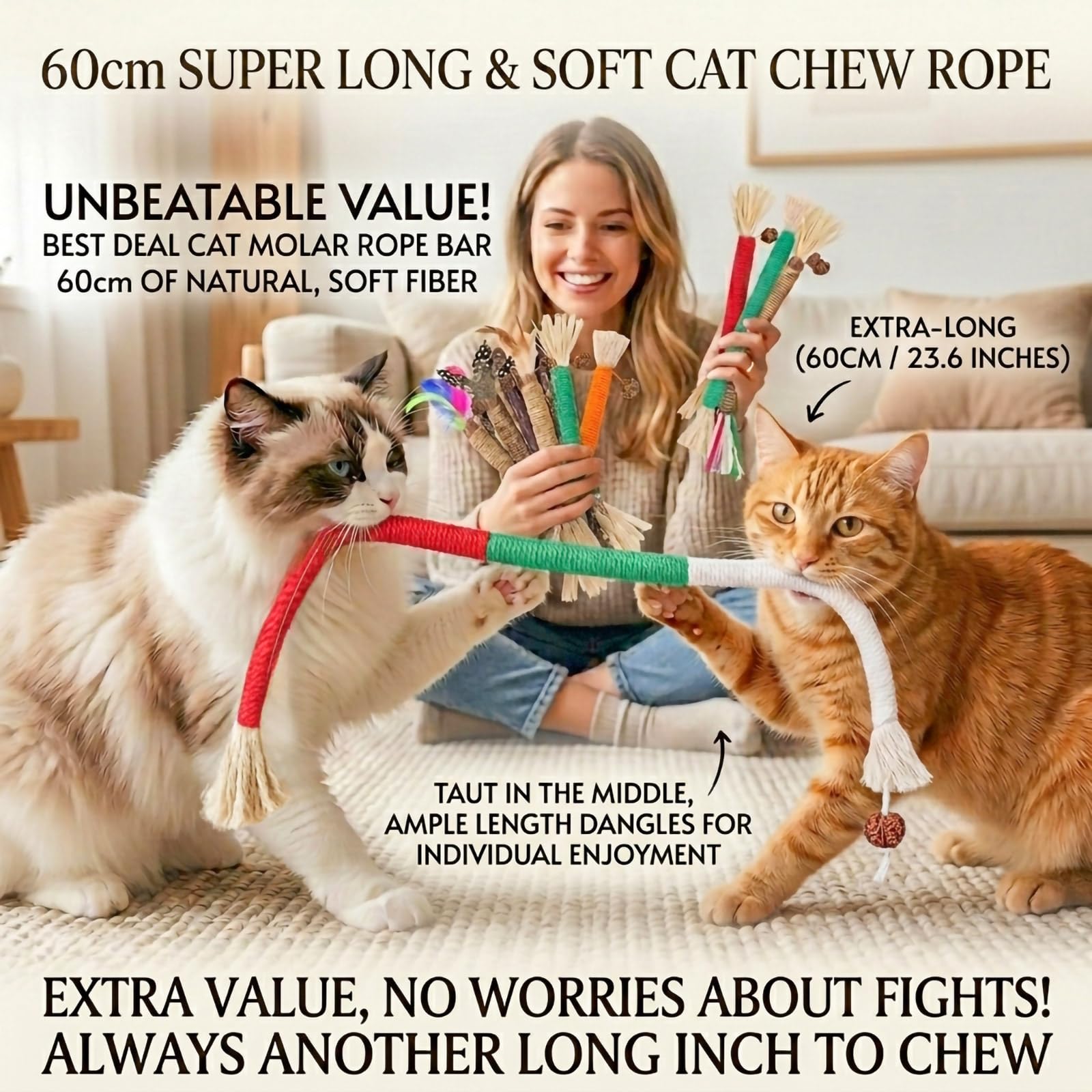 Juguetes para gatos, 12 unidades, juguete de hierba gatera para interiores, juguetes para gatitos, palo masticable para limpiar los dientes, cuerda de vid, golosina de plumas de gatito