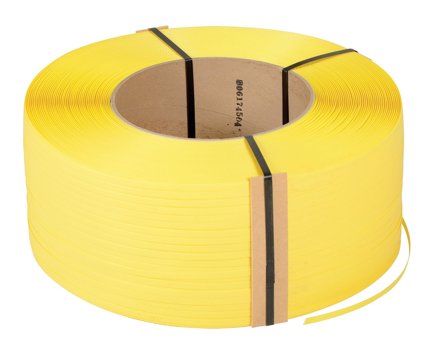 Vestil ST-38-9X8-YL Yellow Polypropylene Strapping, 12900' Length, 3/8" Width