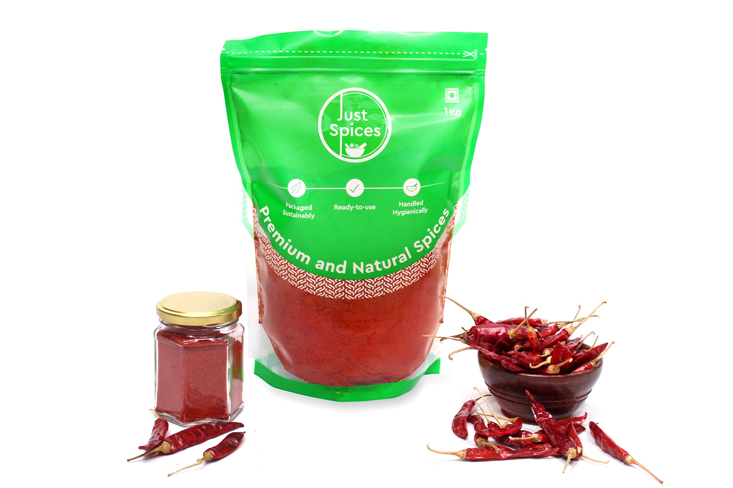 Just Spices Premium Kashmiri Chilli Powder (Grounded Kashmiri Lal Mirch) [1kg] 100% Pure and Natural Spices (B08JYW2G5C) Amazon Price History, Amazon Price Tracker