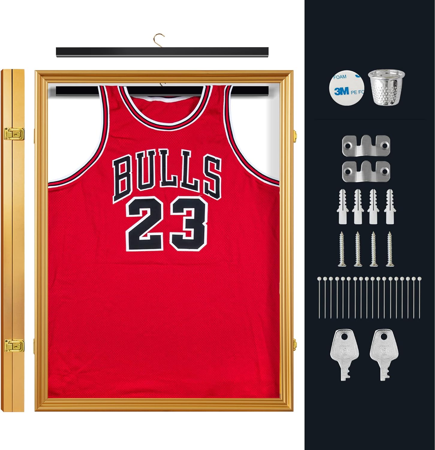 Elevens Jersey Frame Display Case 36 x 28 Inches Shadow Box