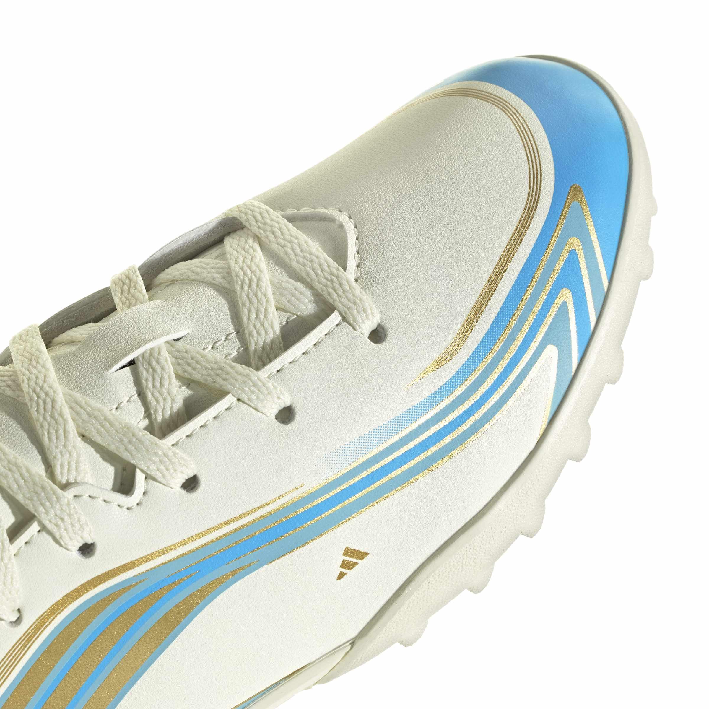 adidas Tenis de fútbol Unisex para niños F50 Messi Club Turf
