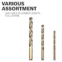 Vista 2 de Bosch CO2151 - Broca de metal de cobalto de 3/8 pulgadas x 5 pulgadas de 1 pieza para aplicaciones de perforación en metal de calibre ligero, acero