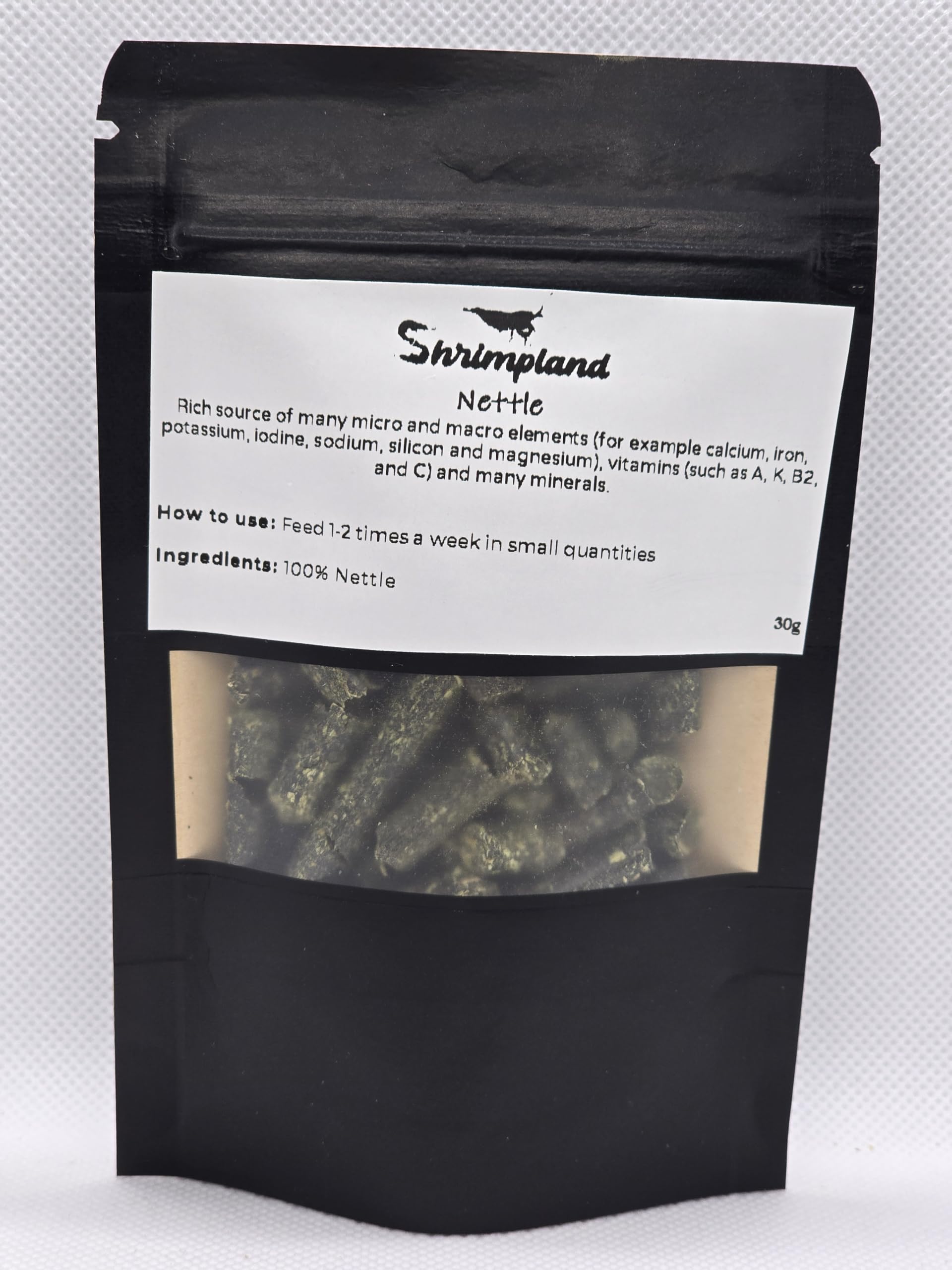 Shrimpland Nettle | 35g - Natural Food for Aquarium Shrimp