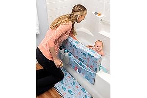 Splash Protection for Bathtub That Makes Bath Time a Splash-less Affair for...