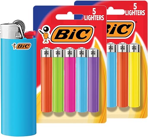 BIC Encendedor clásico colores surtidos de moda paquete de 10