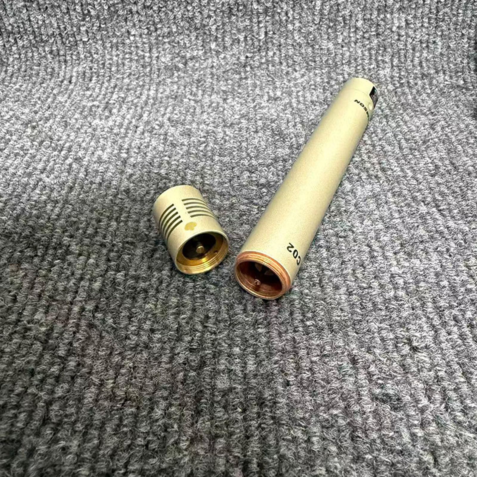 Percussion Tonabnehmer Mikrofon Set, 2 Metall Schlagzeugmikrofone 6, 10 Zoll für, Bühnenaudio, Lehrdemo, Probenarbeit und Live Einsatz Percussion Mikrofon Set, Instrumenten Tonabnehmer, Live