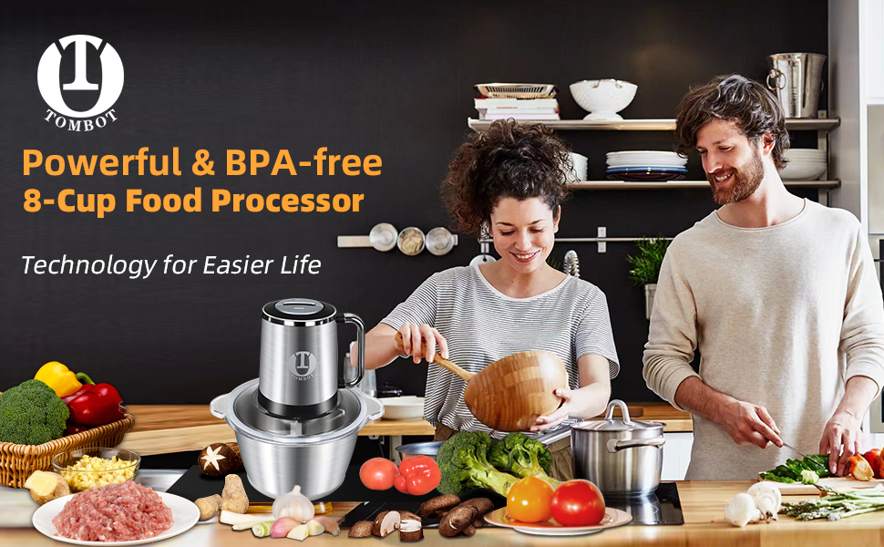 Meat Grinder Food Processor Chopper Electric Small with Safety