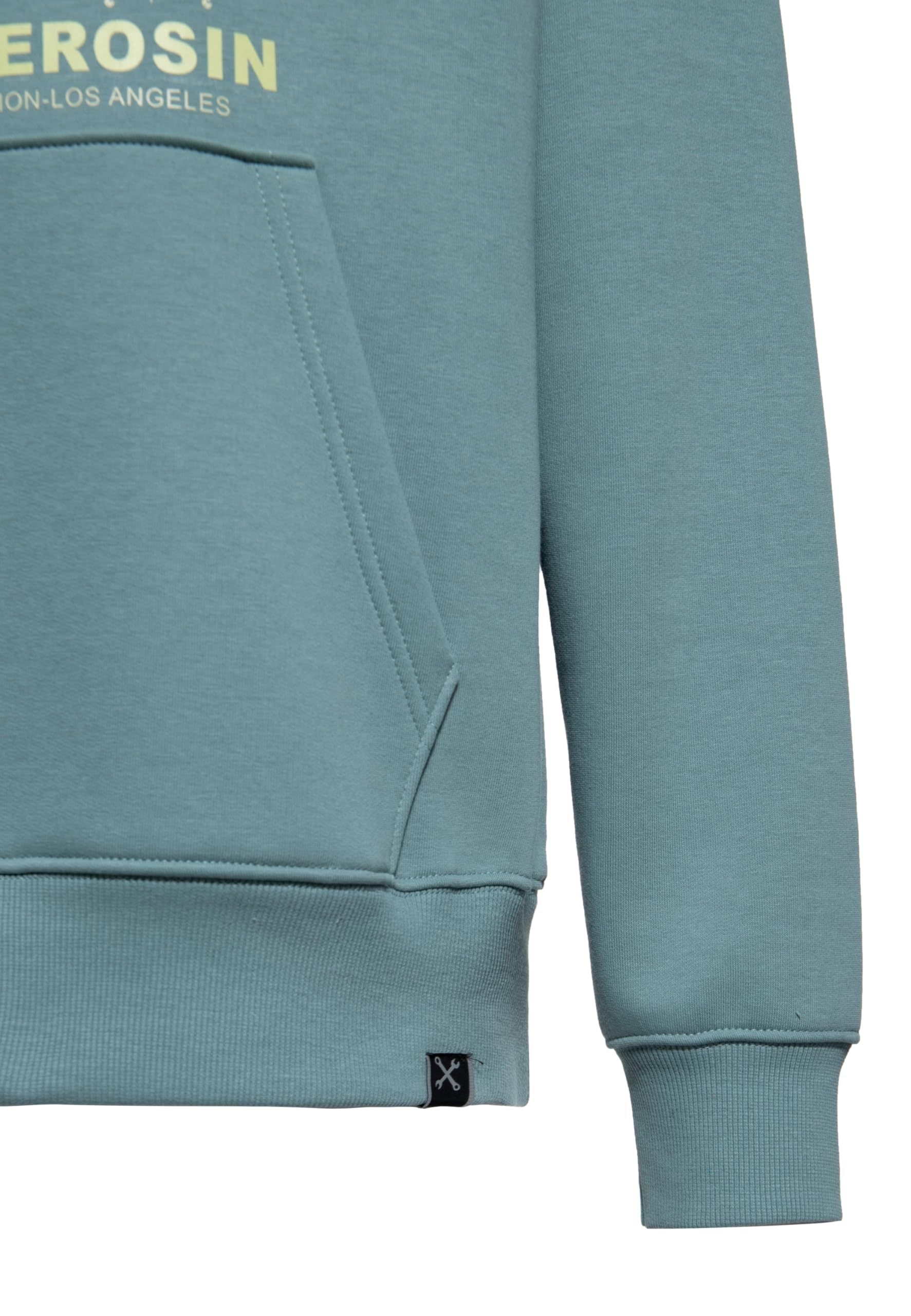 King Kerosin Unleash Spirit Hoodie Hombre Sudadera con Capucha Negro Regular