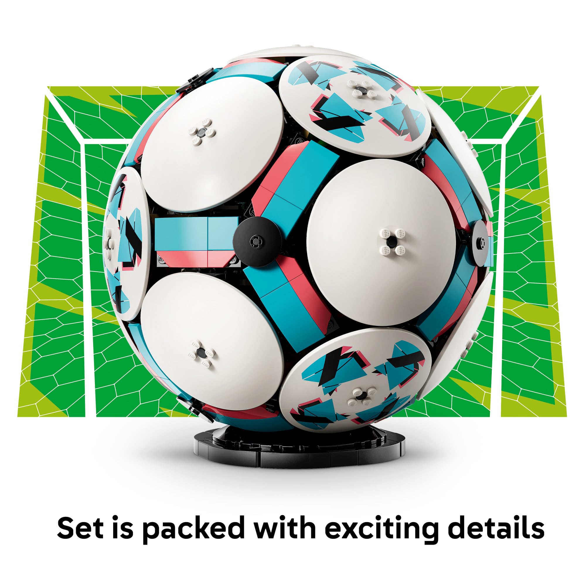 LEGO Editions Soccer Ball - Building Toy for Kids - Collectible Sports Decor for Boys & Girls, Ages 10+ - Includes Micro Stadium - Gift Idea for Birthdays - 43019 — view 4