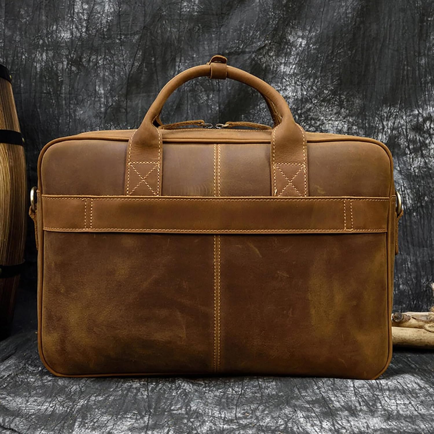 Personalized Leather Briefcase, Shoulder Bag, Handbag, Laptop Bag, Business Bag, Messenger Bag, Office Bag for Men & Women, Gift for Him