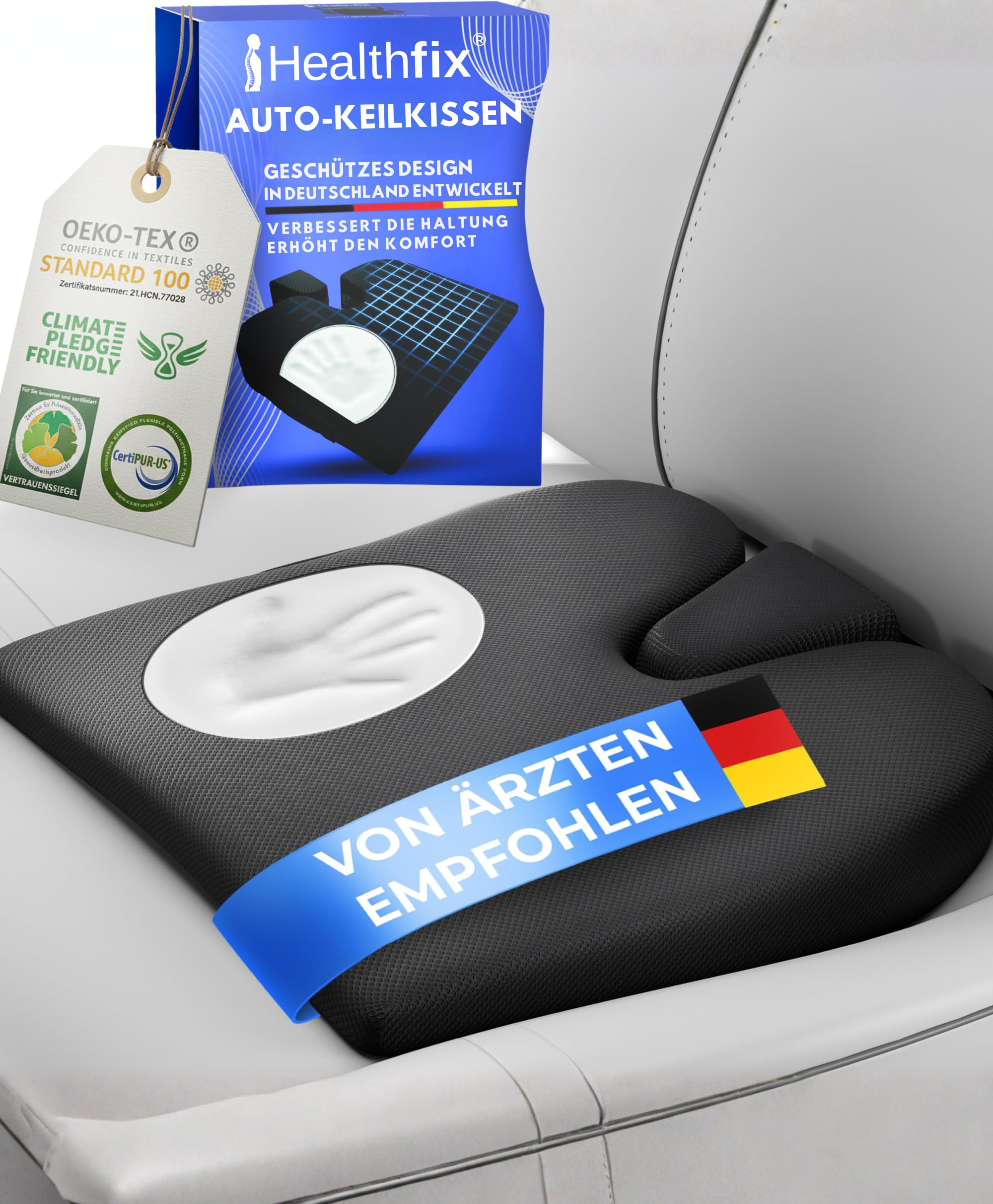 Healthfix Car Seat Wedge Cushion