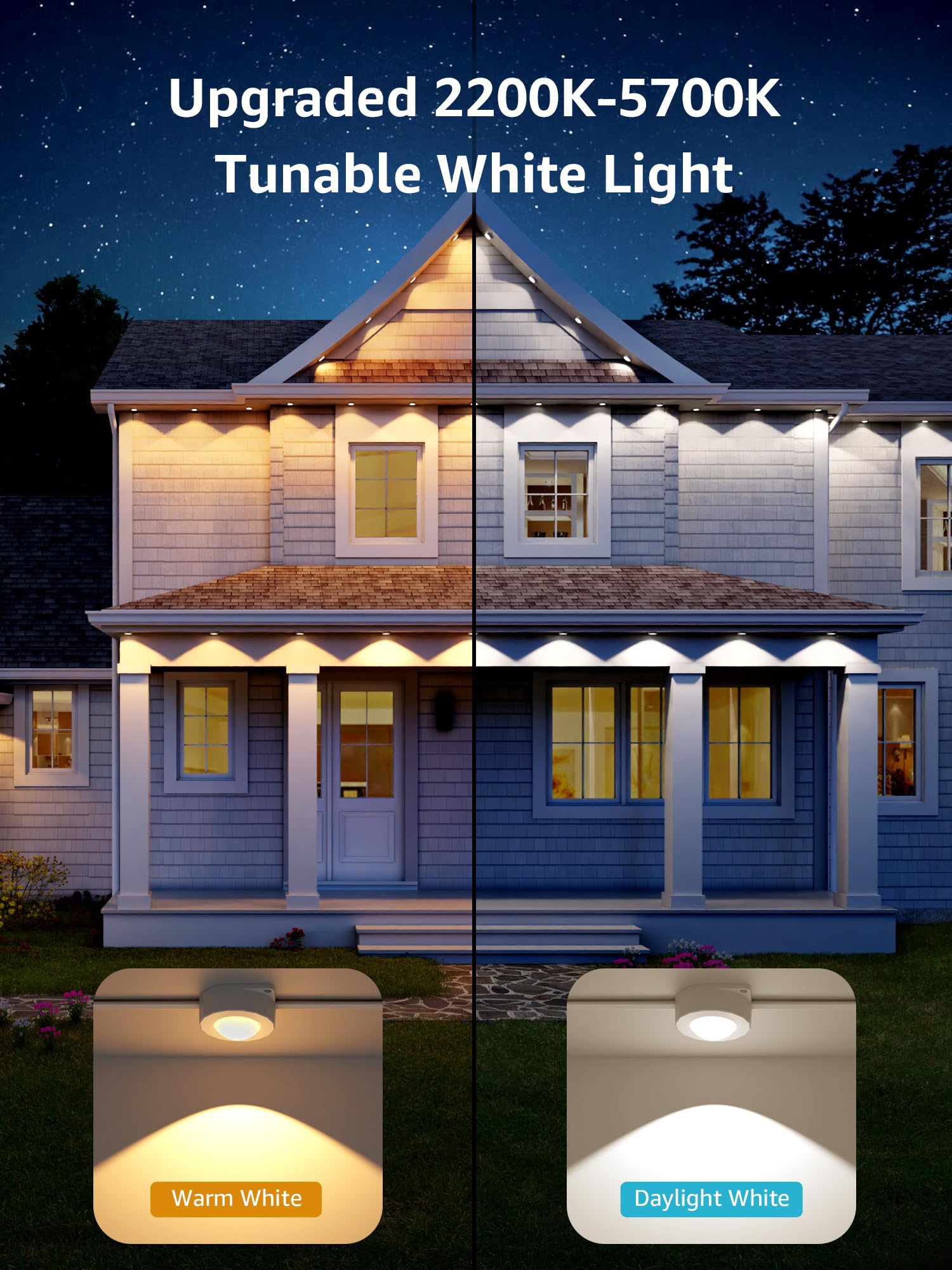 Lepro 7.5m/25ft E1 Permanent Outdoor Lights Accessories, Single Strand Without Adaptor and in-line Controller - Image 4