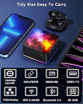 Amazon.com: OASLOA Mini PC Computers 8GB RAM DDR5 256GB M.2