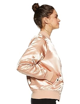 FOG Essentials】 Women's Amber Satin Bomber Jacket Buy