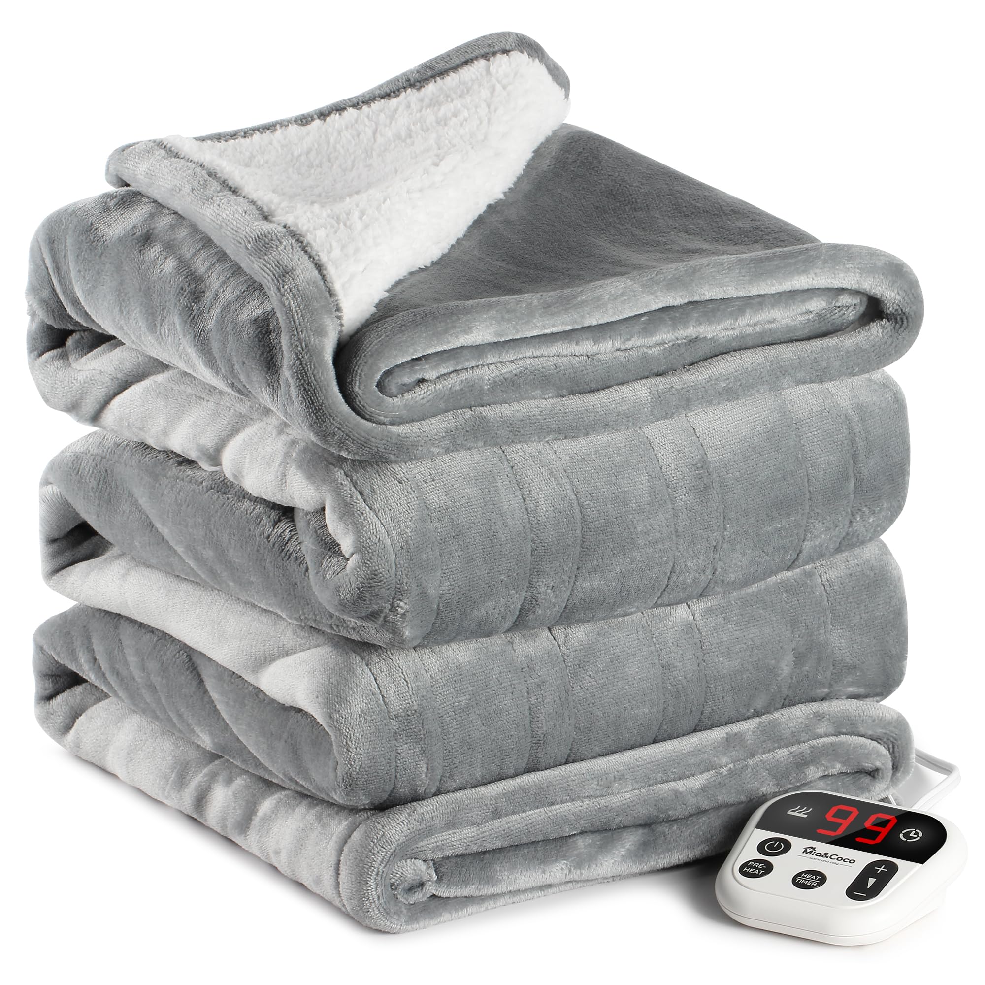 Mia&Coco Electric Heated Blanket, Full Size, 72