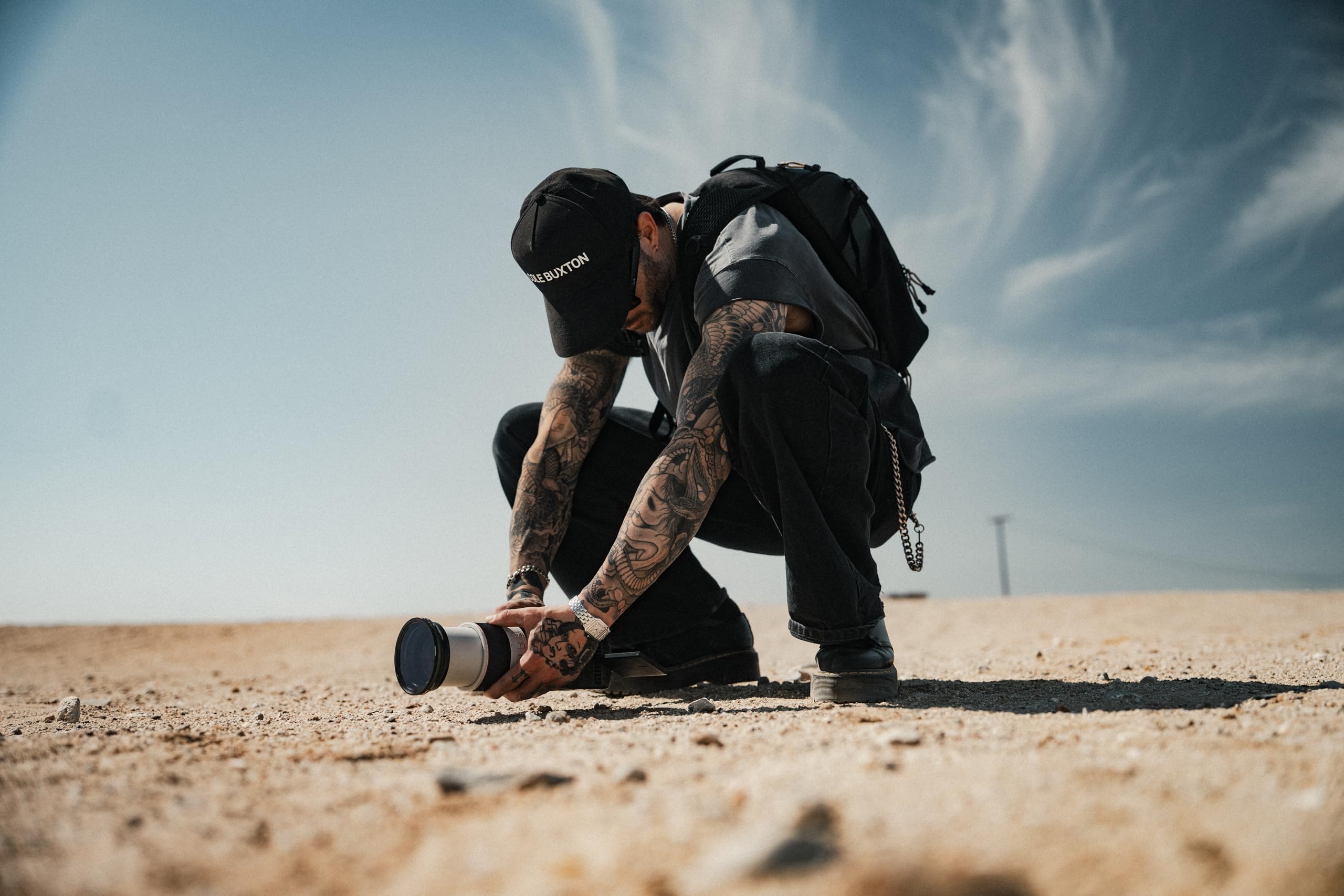 PolarPro - RoadRunner - 8L - Plecak - Ultralekki, kompaktowy, zapewniający szybki i łatwy dostęp - Pomieści cały sprzęt fotograficzny - W zestawie pokrowiec przeciwdeszczowy