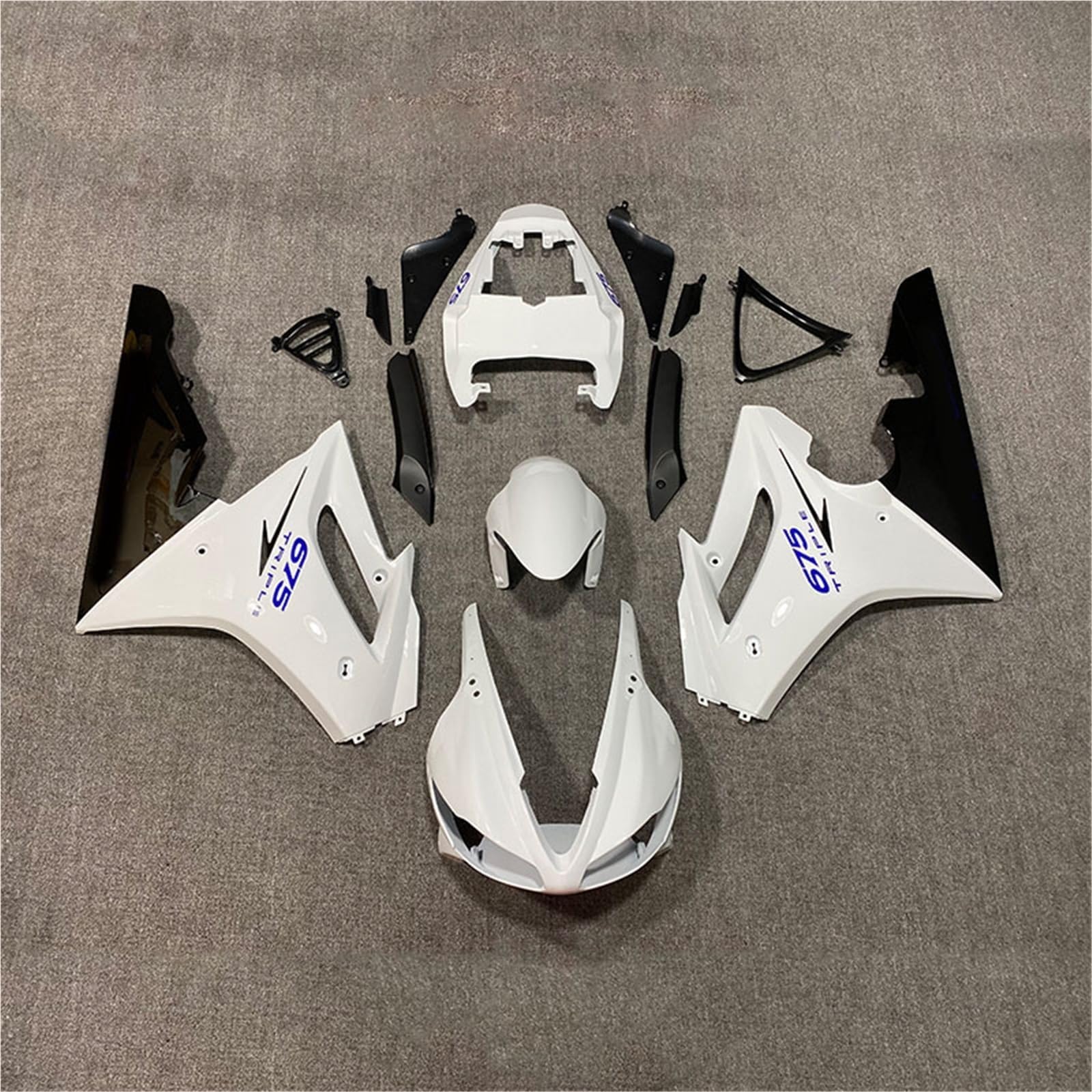 Motorcycle Fairing Set Body Kit ABS For Triumph For Daytona 675 2009 2010 2011 2012 Accessories Full Bodywork Black Cowl
