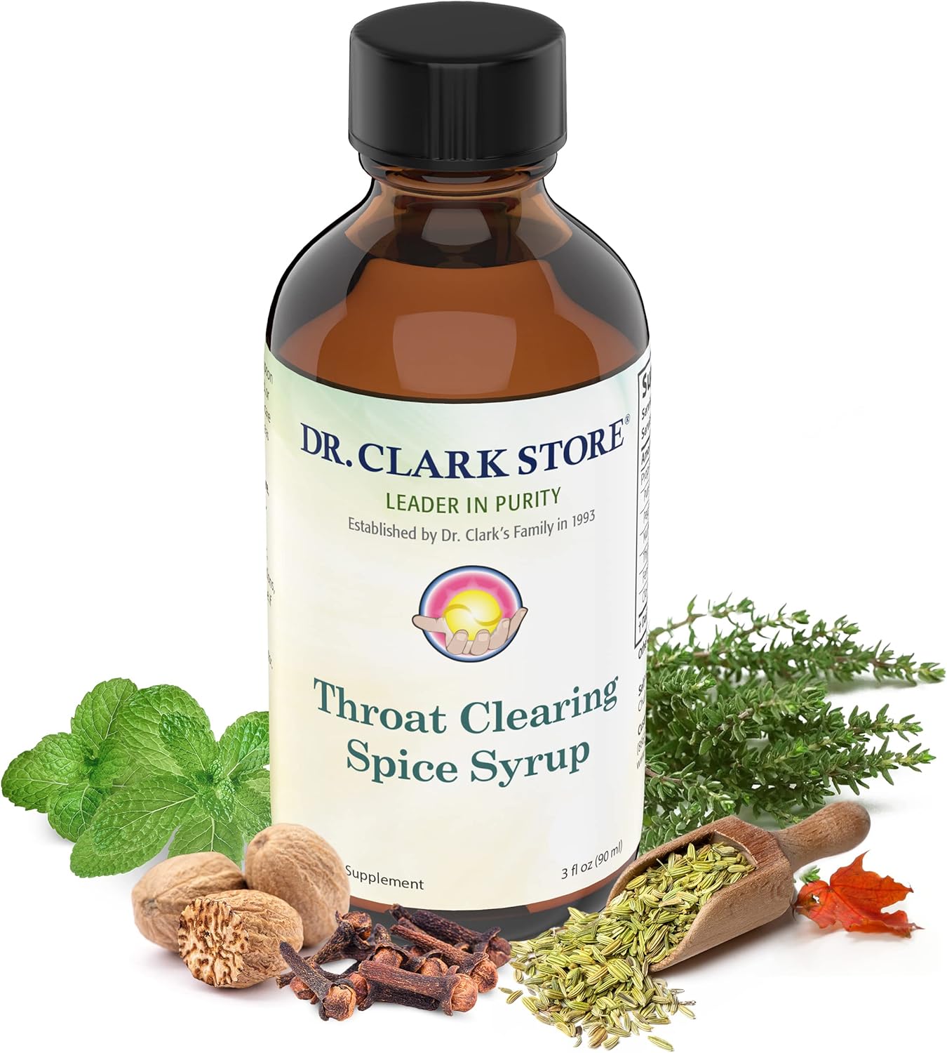 Dr Clark Store Natural Cough Syrup – Herbal Sore Throat Relief, 3 Fl Oz, Soothing Cough Remedy - Image 3