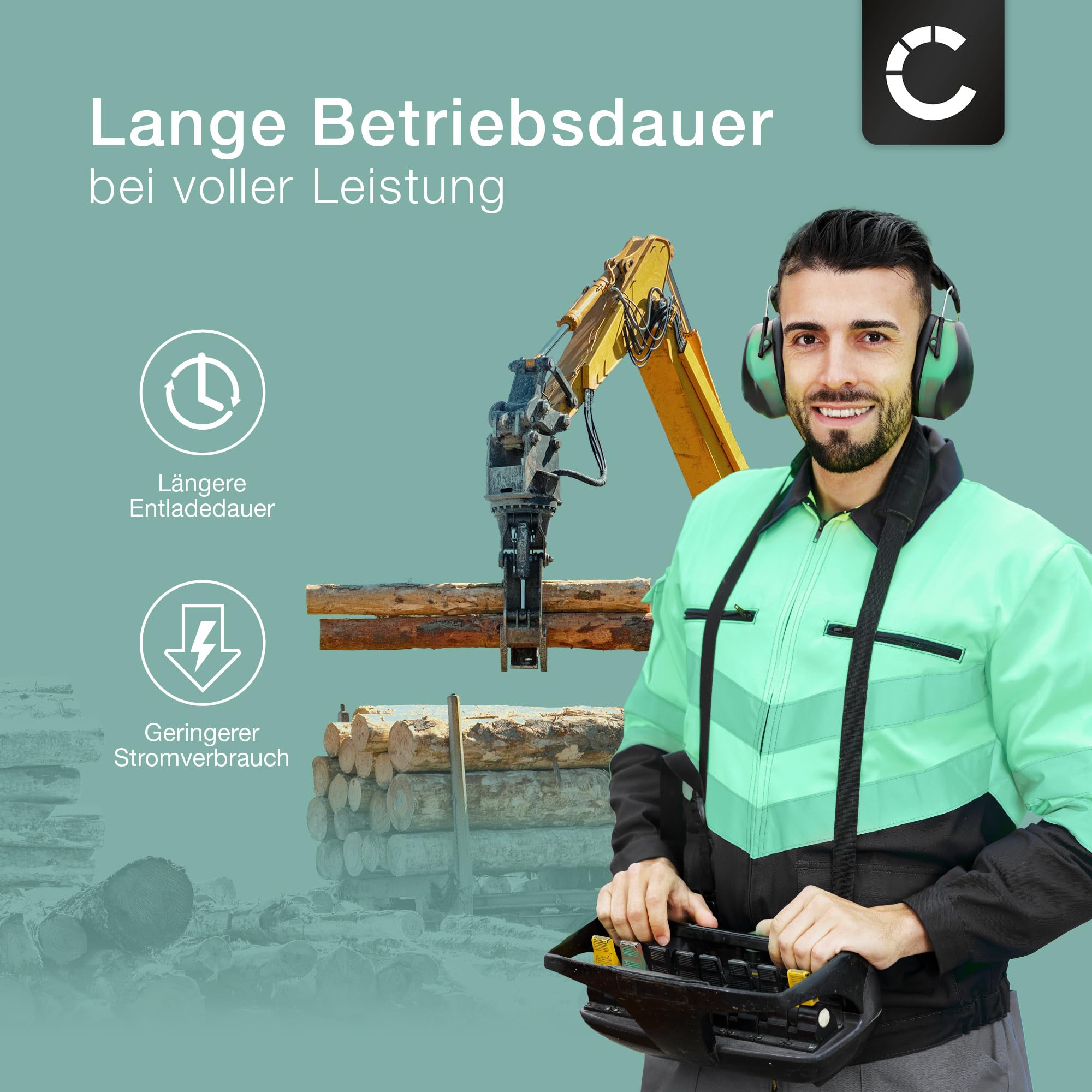 CELLONIC 2X Akku kompatibel mit Scanreco 16131, 590, Palfinger | 2x, (3000mAh-7.2V-NiMH), Fernbedienung Akku, für Scanreco 17162, RSC7220, RC-400, 13445, für Palfinger EEA2512, RC-400, 790