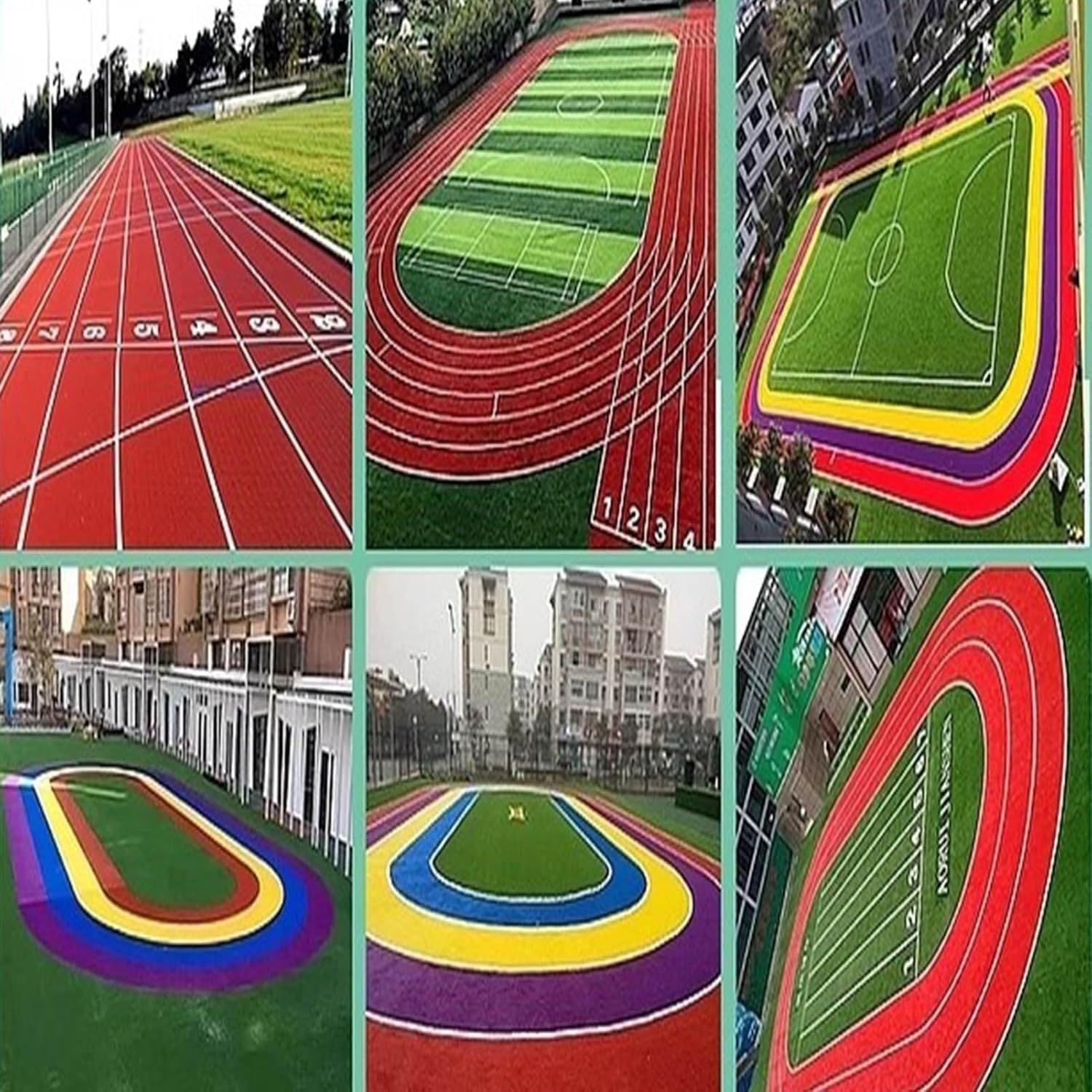 LNNNW Sztuczna trawa gazonowa Zewnętrzny dywan z trawy syntetycznej, mata ze sztucznej trawy z otworami drenażowymi Plac zabaw, antypoślizgowe rolki trawnika dla zewnątrz