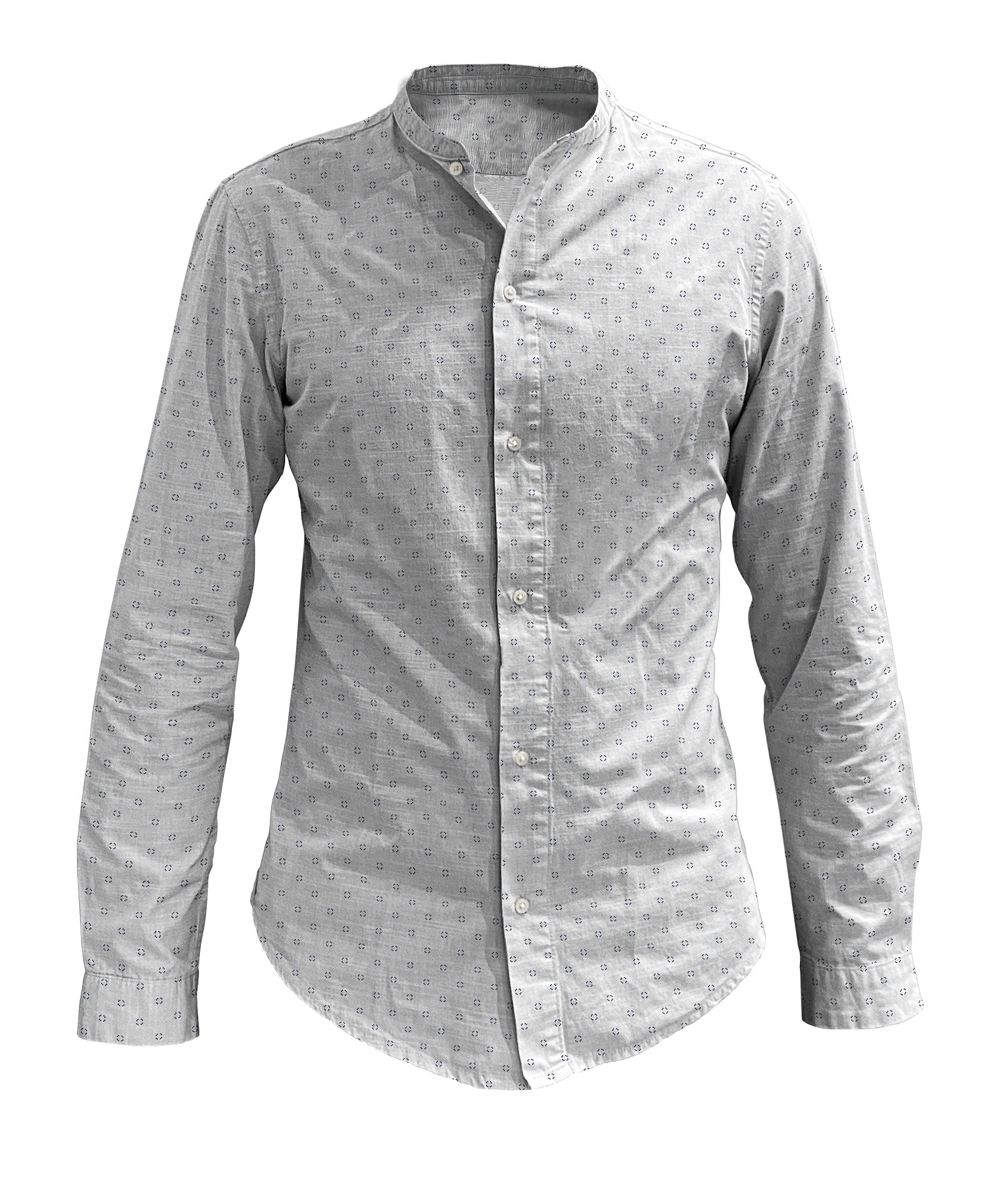 Kiosa - Camisa de Hombre de algodón, diseño 07, Talla