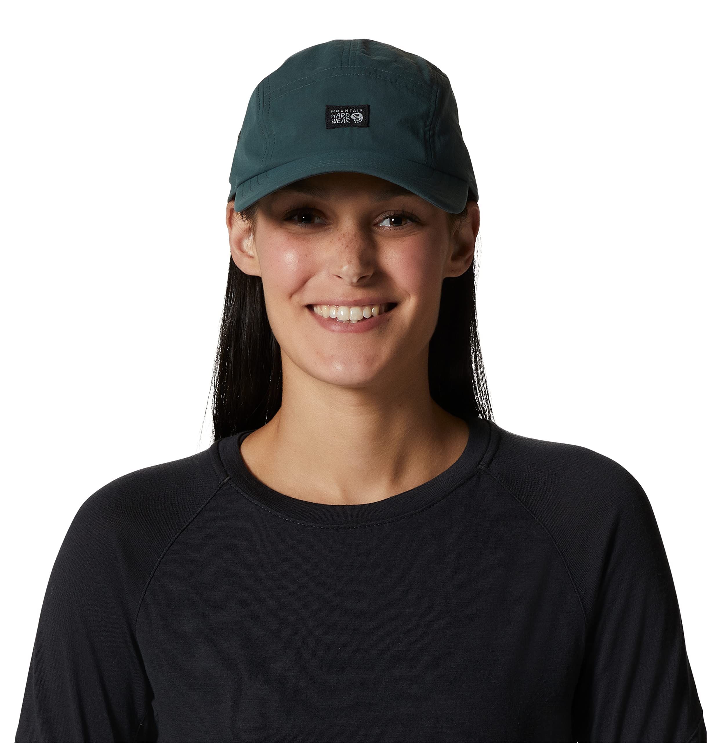 Mountain Hardwear Stryder Camper 5-Panel Hat, Black Spruce, One Size