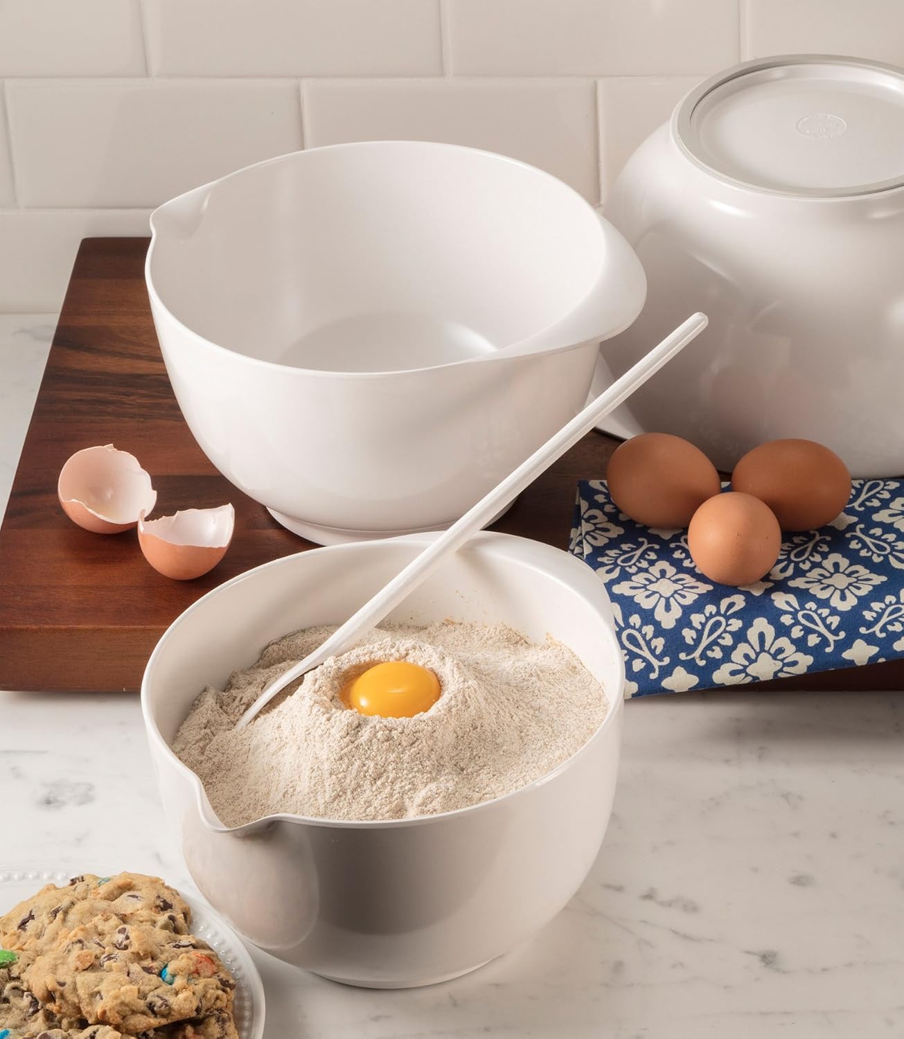 Hutzler Classic 2.5 Liter Melamine Mixing Bowl, Green