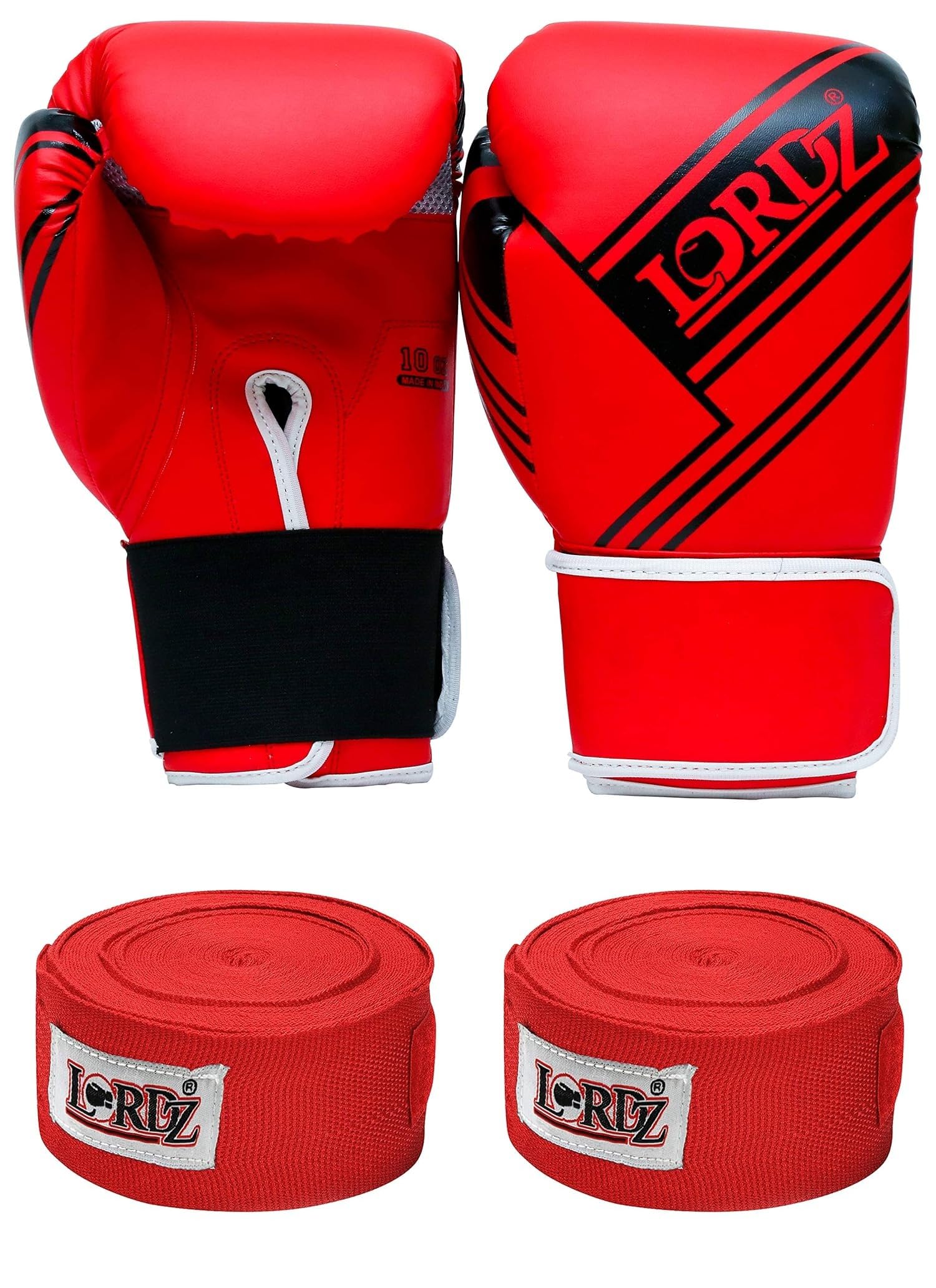 Lordz Wise Boxing Gloves & Nylon Boxing Hand Wraps Semi Elastic Hand Wraps (Combo) (B08KY9KH6C) Amazon Price History, Amazon Price Tracker