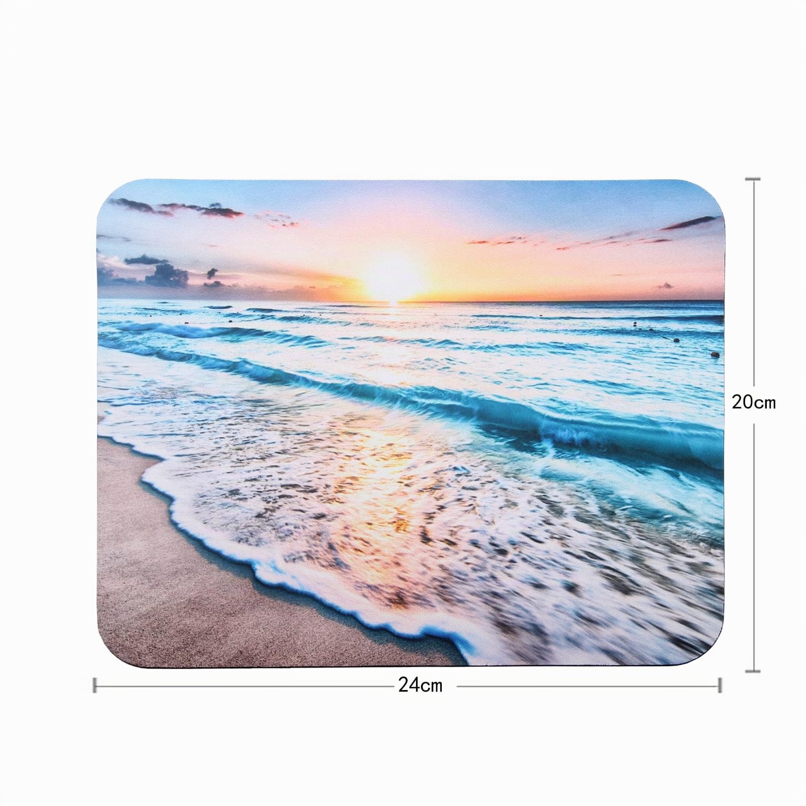 Tapis de souris de jeu 24 x 20 x 0,3 cm motifs bureau portable