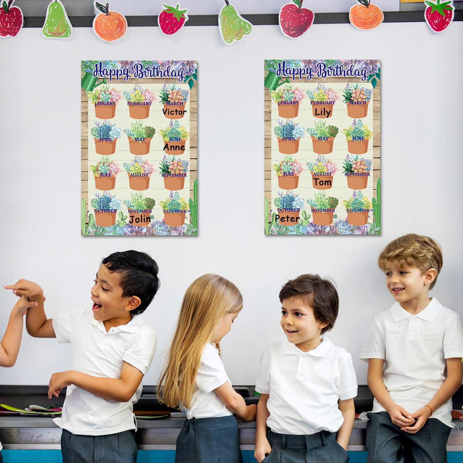 Ensemble De 20 Pièces Tableau D'Affichage Happy Birthday