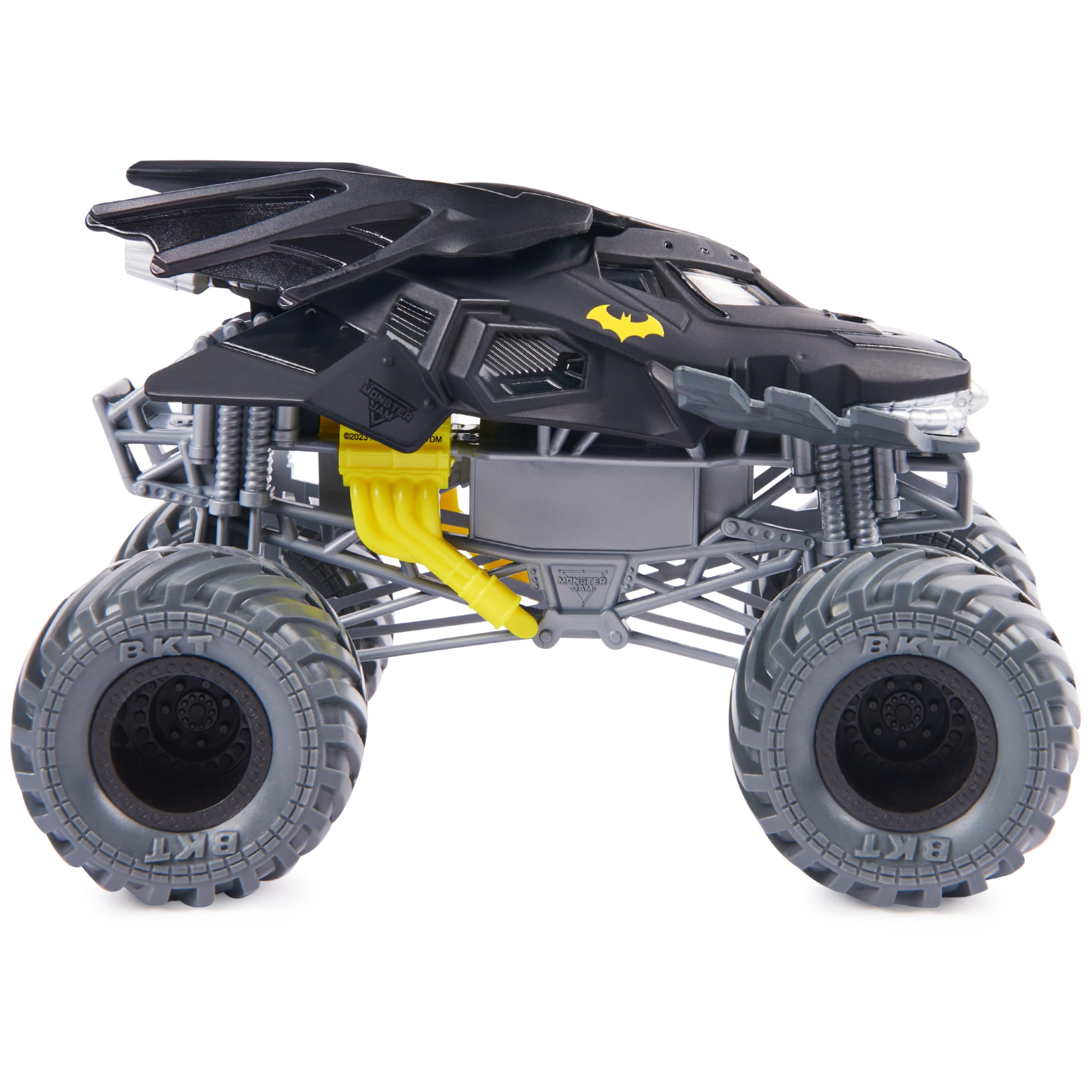 Monster Jam, oficjalny Batman Monster Truck, metalowy pojazd kolekcjonerski, skala 1:24, zabawki dla dzieci do 3 lat