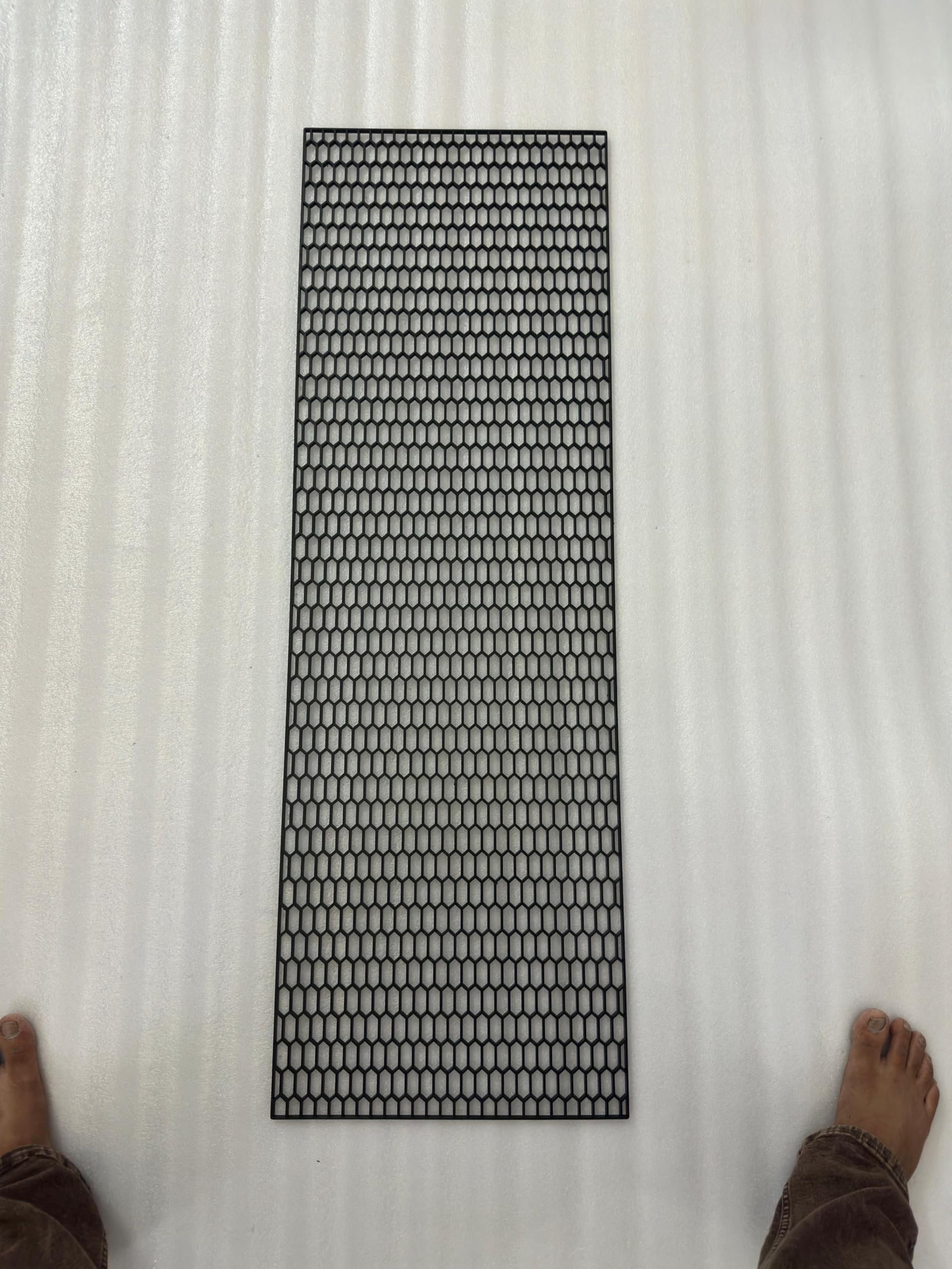 CAR MESH GRILL GRILLE Mesh Spoiler Bumper Vent ABS Plastic Racing Honeycomb Mesh 47x16 Inch Honeycomb Hole 11x30mm Hex-Grids Hex Mesh Grill Car Styling Air Intake Racing Grilles