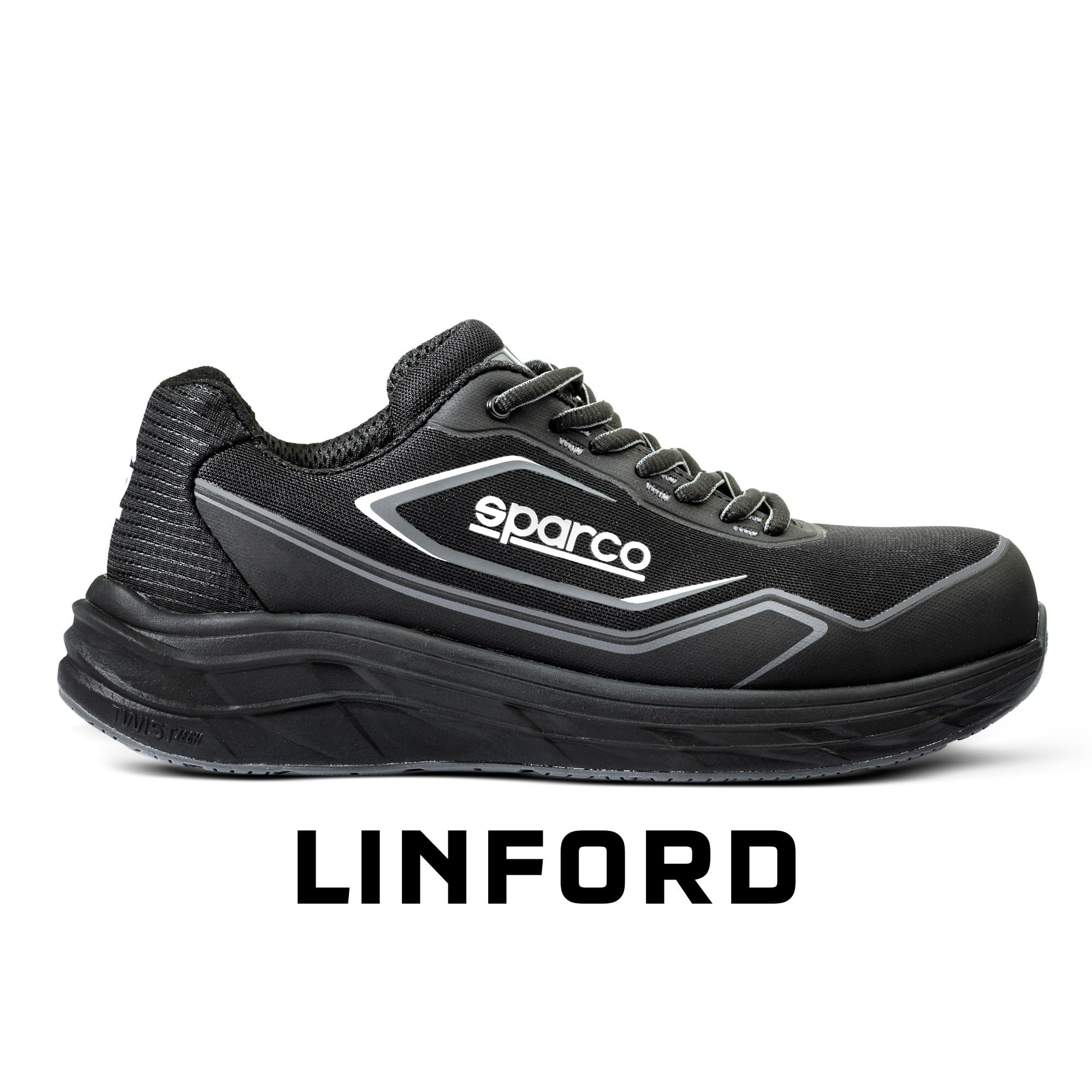 Sparco Teamwork - Scarpe Antinfortunistiche Uomo Donna - Scarpe da Lavoro Antiscivolo e Resistenti - Scarpe di Sicurezza in Stile Running Comode e Traspiranti