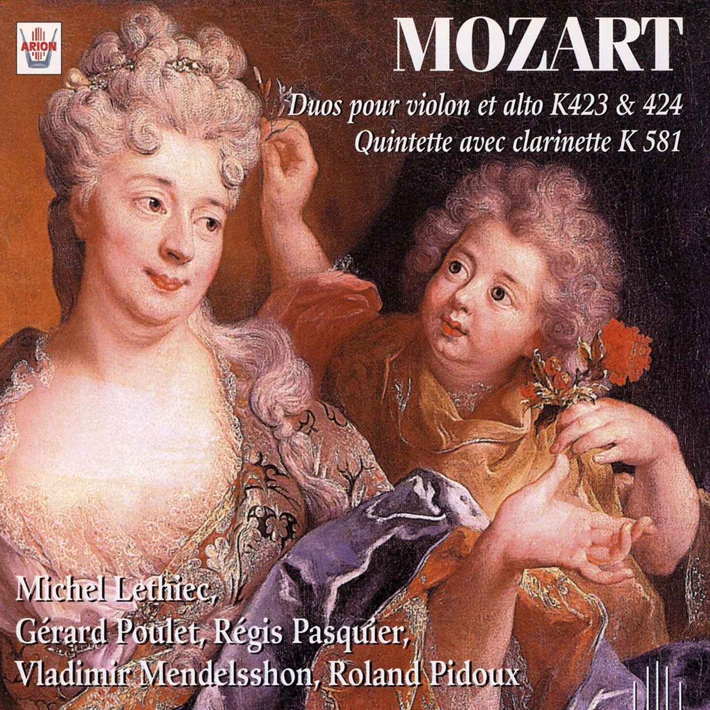 Duos Pour Violon & Alto K [Audio CD] Poulet, Gerard and Wolfgang Amadeus Mozart