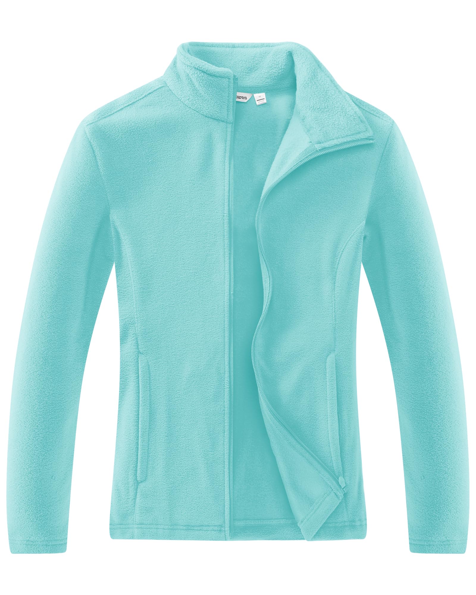 Outdoor Ventures Women's Lightweight Warm Polar Fleece Jacket Zip Up