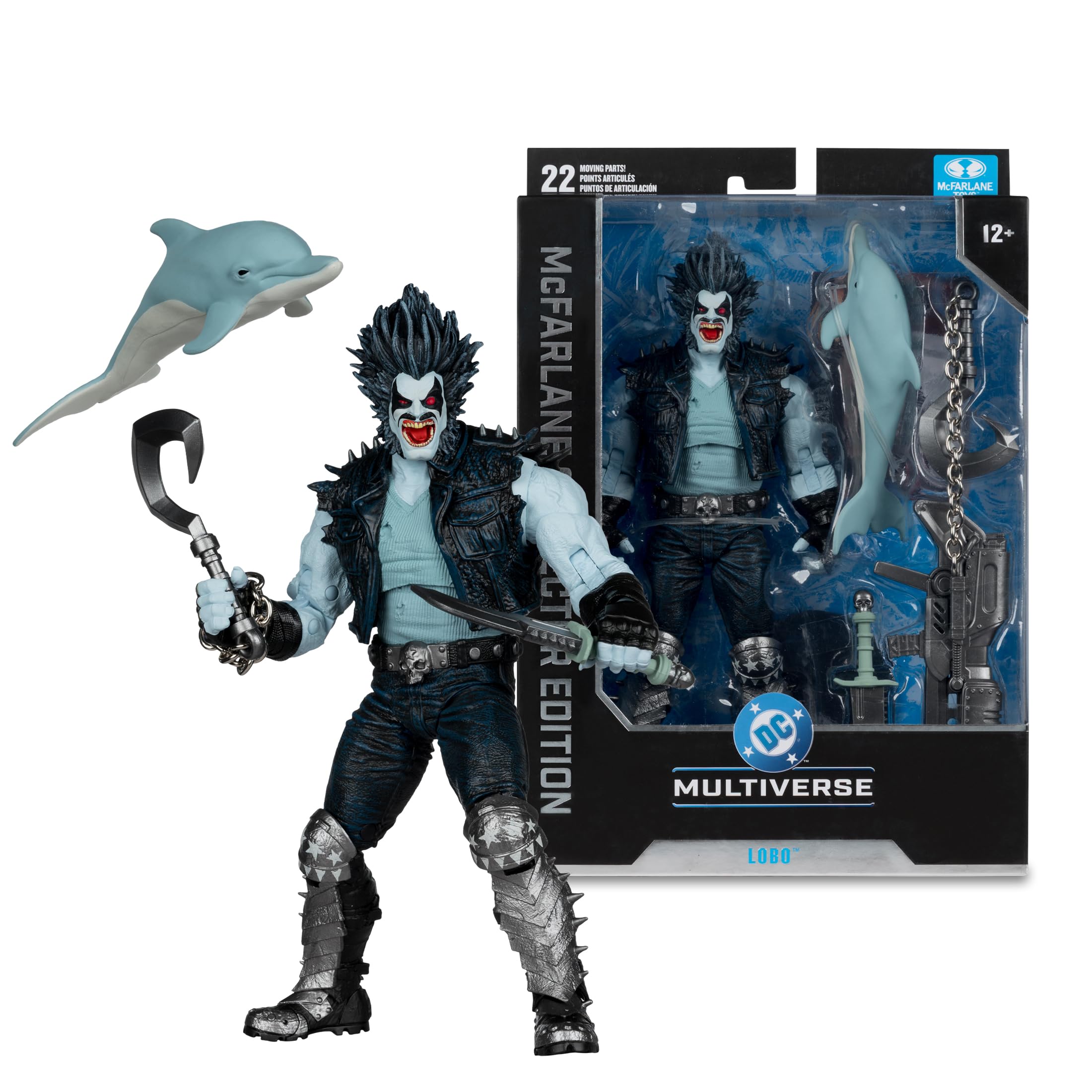 McFarlane Brinquedos - Boneco DC Multiverse Lobo (DC Classic) 18