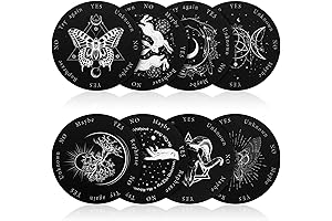 8 Pack Pendulum Board for Divination, Dowsing, and Decision Making