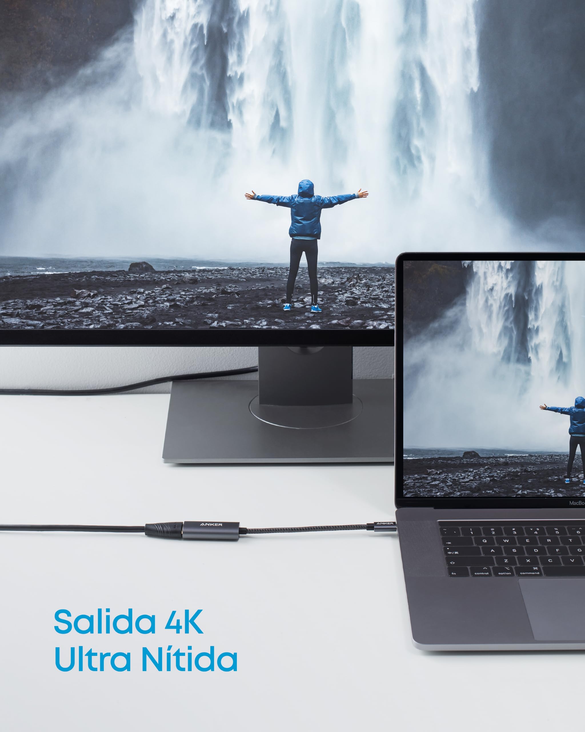 Anker USB C to HDMI Adapter (4K@60Hz), USB Type C to HDMI Cable Adapter — Amazon image 2