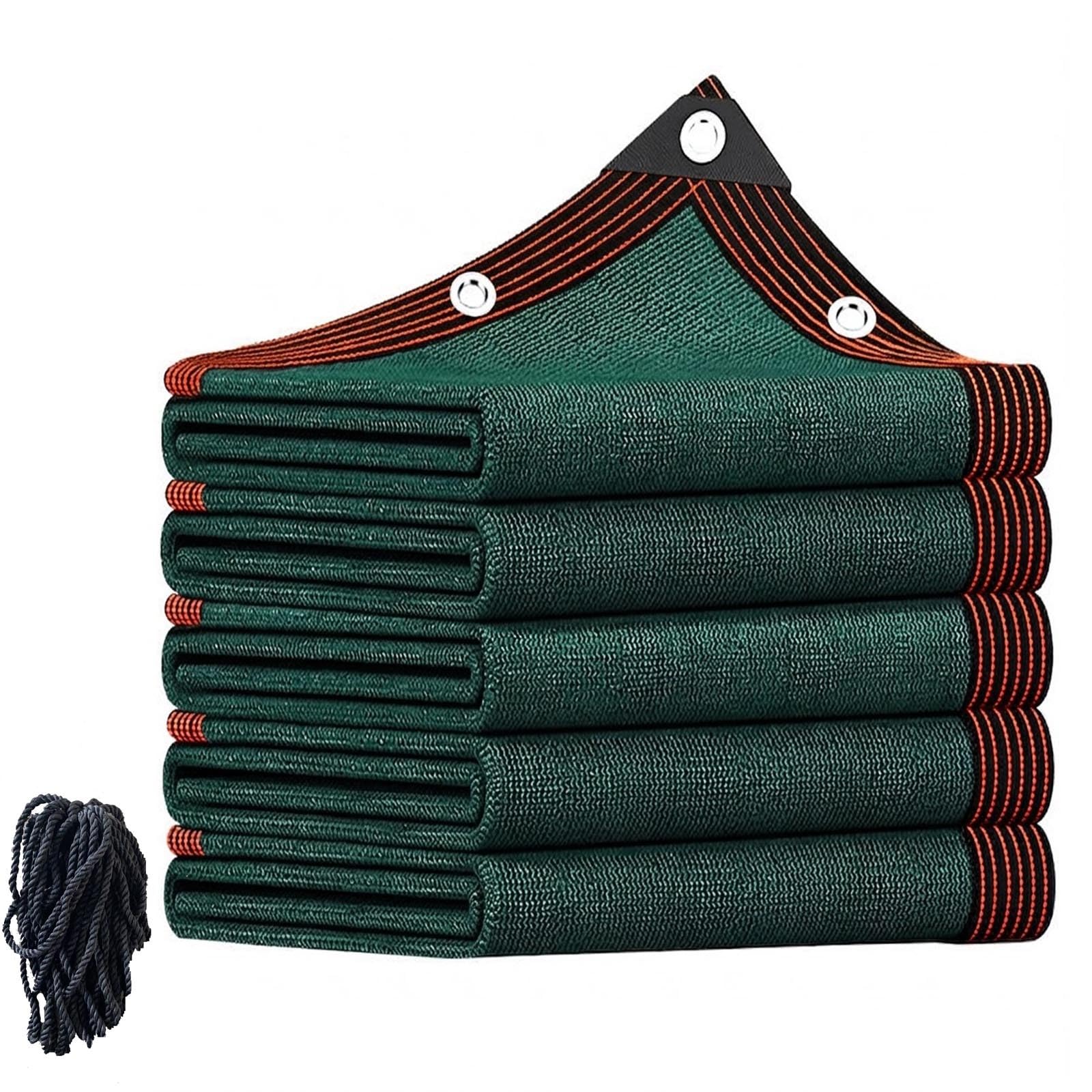 Malla Sombra Exterior, Red de Sombra, 90% Toldo De Sombra para Balcón, 2 3 4 5 6 7 8 9 10 11 12 13 14 15m Red De Sombreado Tela Impermeable Malla sombreo con Ojales, Lona de Malla(6x12m)