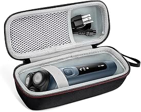 Travel Storage Carry Case Compatible with Philips Series 5000/6000 Electric Men Rechargeable Beard Trimmer Wet & Dry Case Cover Shaver Electric